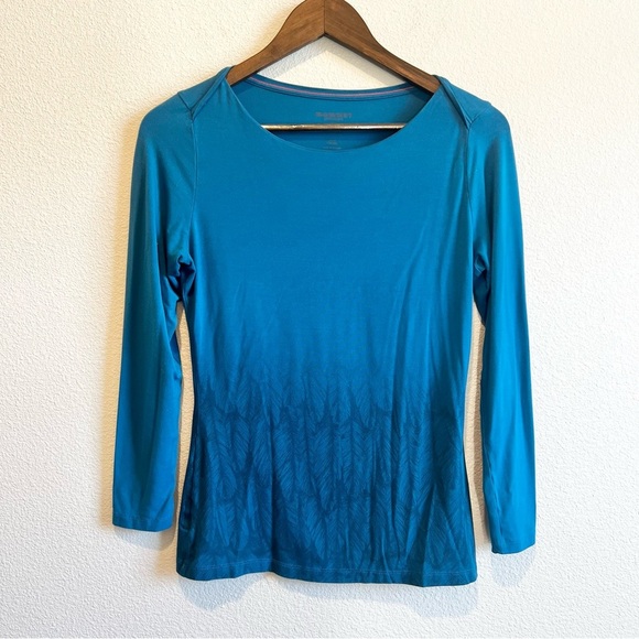 Mammut Alnasca Longsleeve Shirt Women's Size small Blue Baselayer Outdoor - Picture 1 of 9
